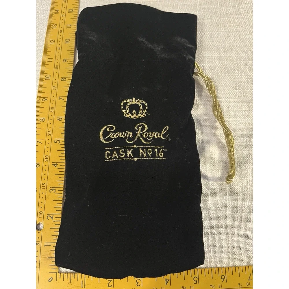 🥃 Crown Royal Cask No. 16 Black Velvet Bag Limited Edition RARE